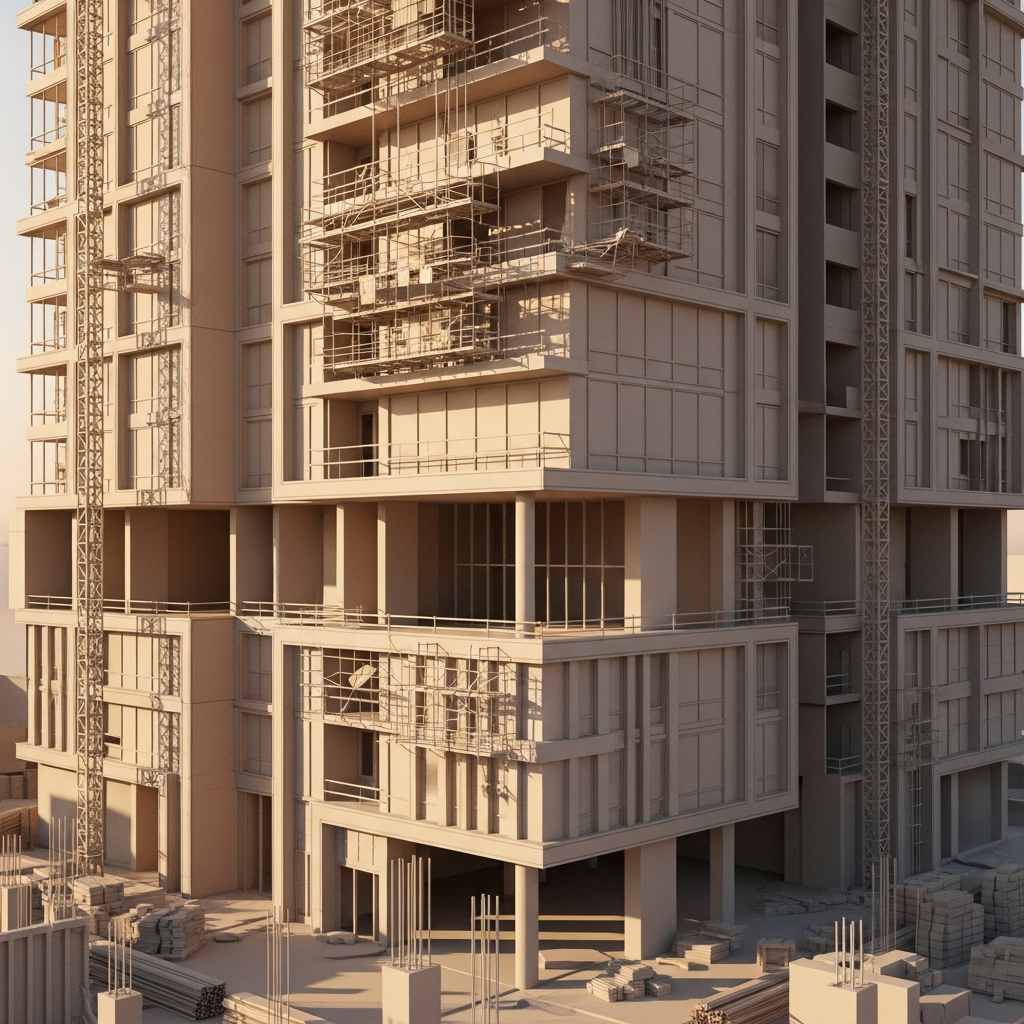 Architectural rendering of a residential tower in Argentina